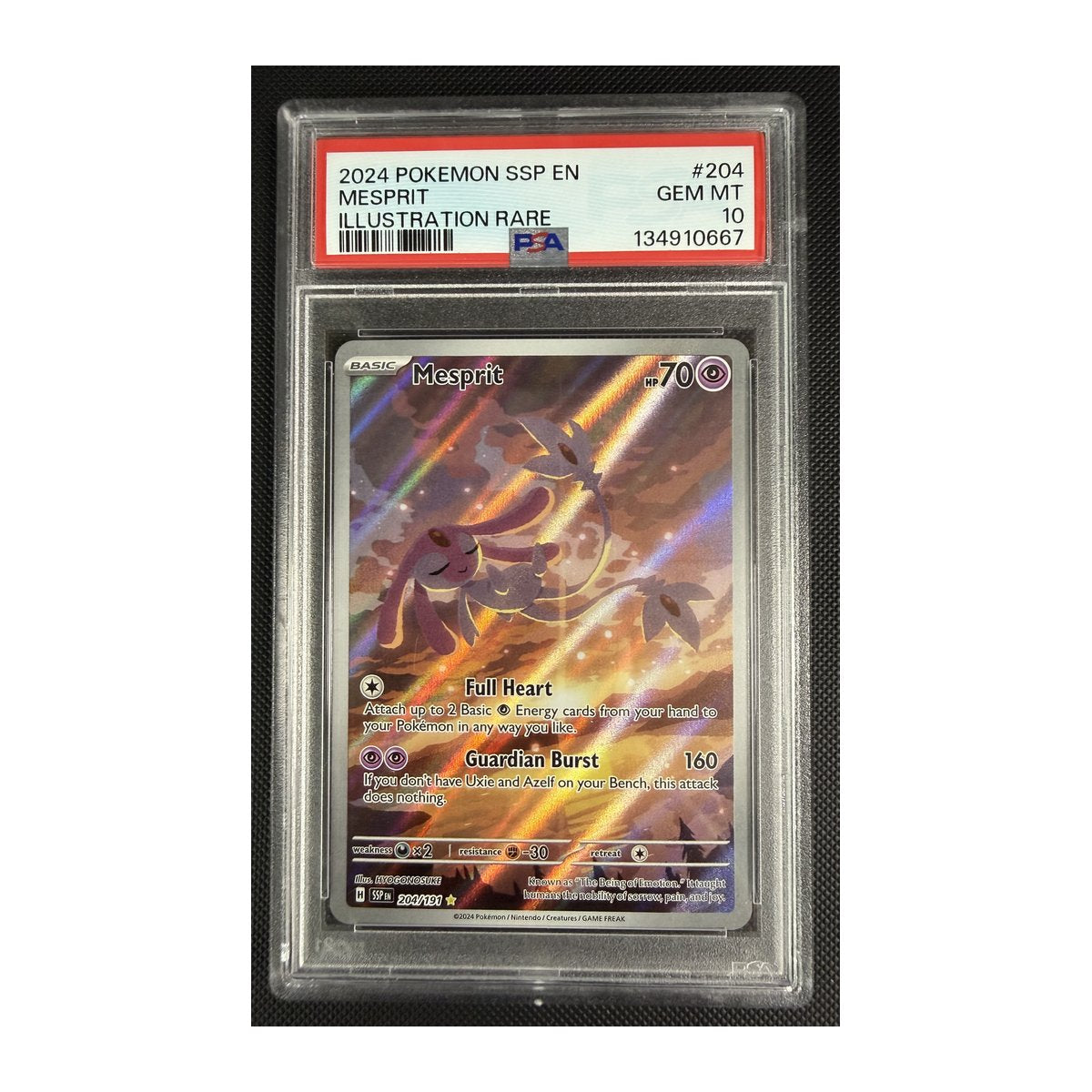 PSA 10 Surging Sparks Mesprit