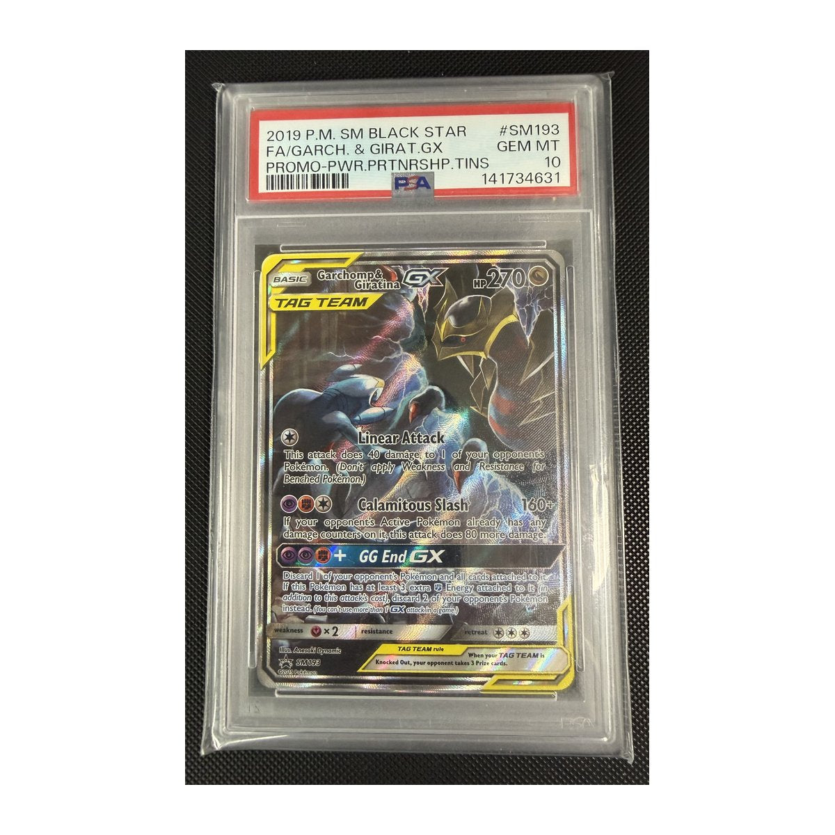 PSA 10 Sun & Moon Promo Garchomp & Giratina GX – Team Collectors