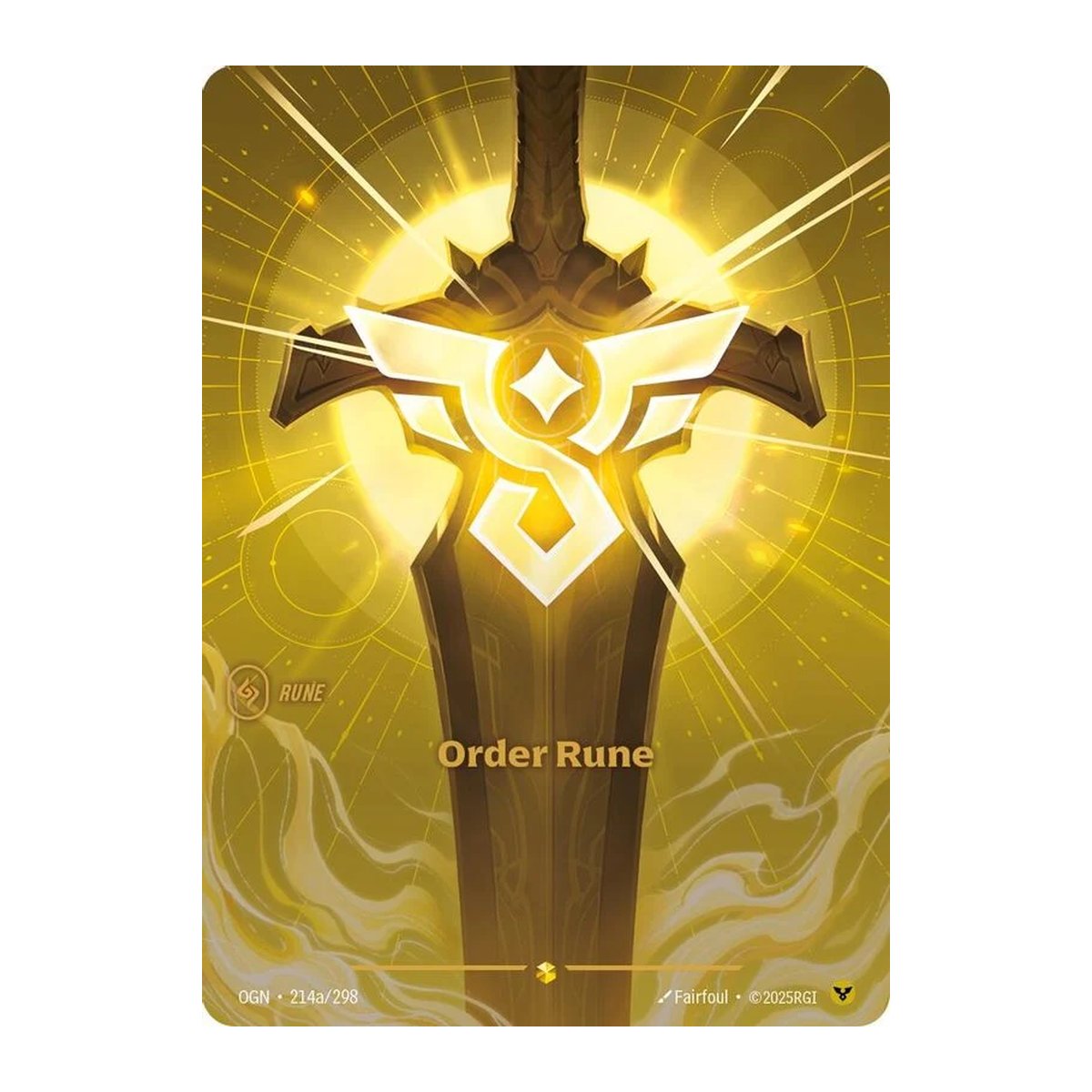 Origins Order Rune 214A Alternate Art