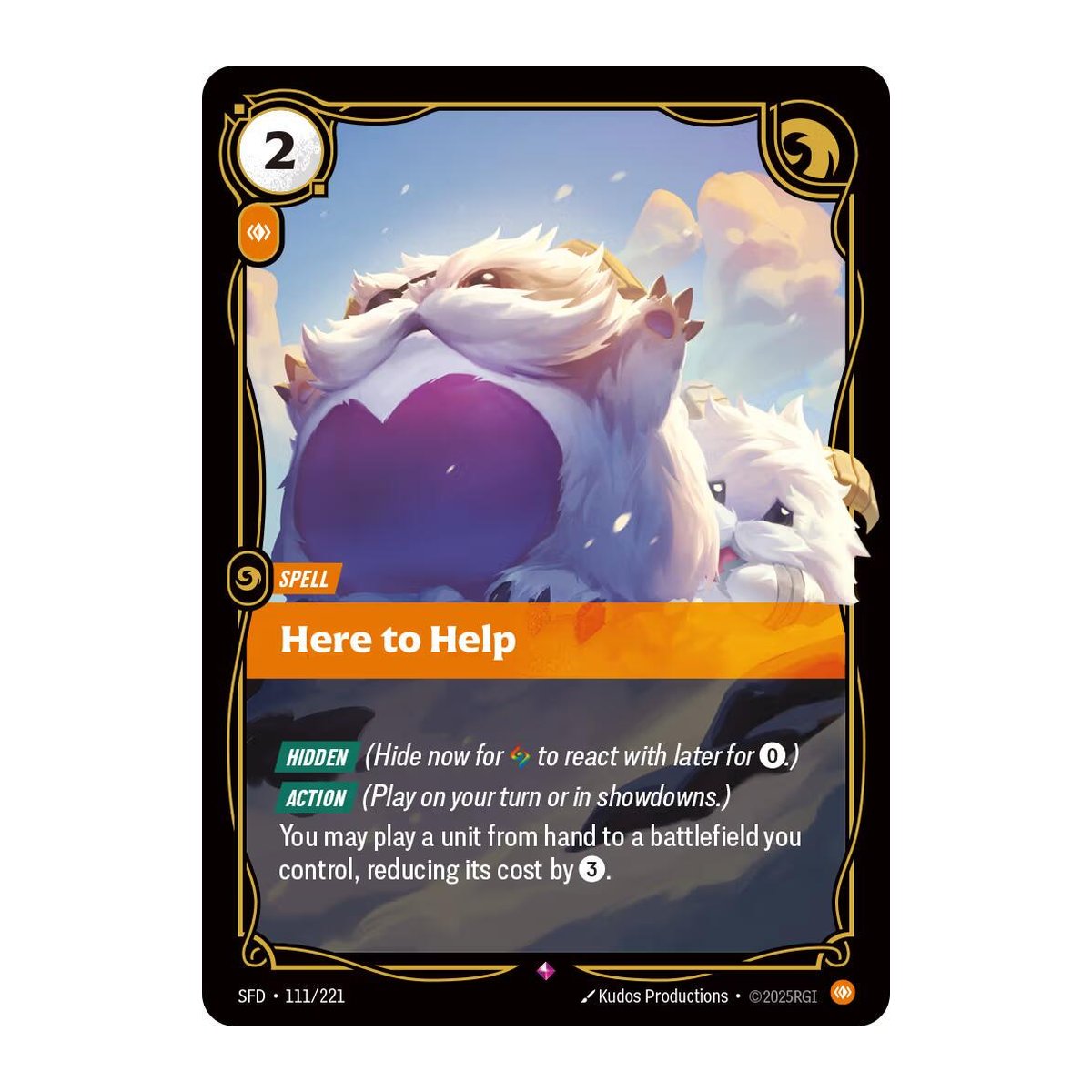 Spiritforged Here to Help 111 Rare