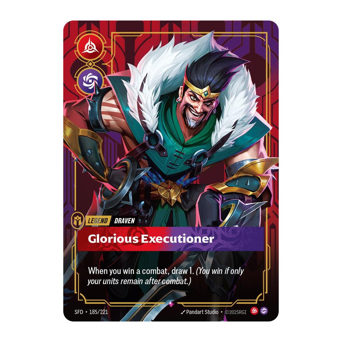 Spiritforged Draven, Glorious Executioner 185 Rare
