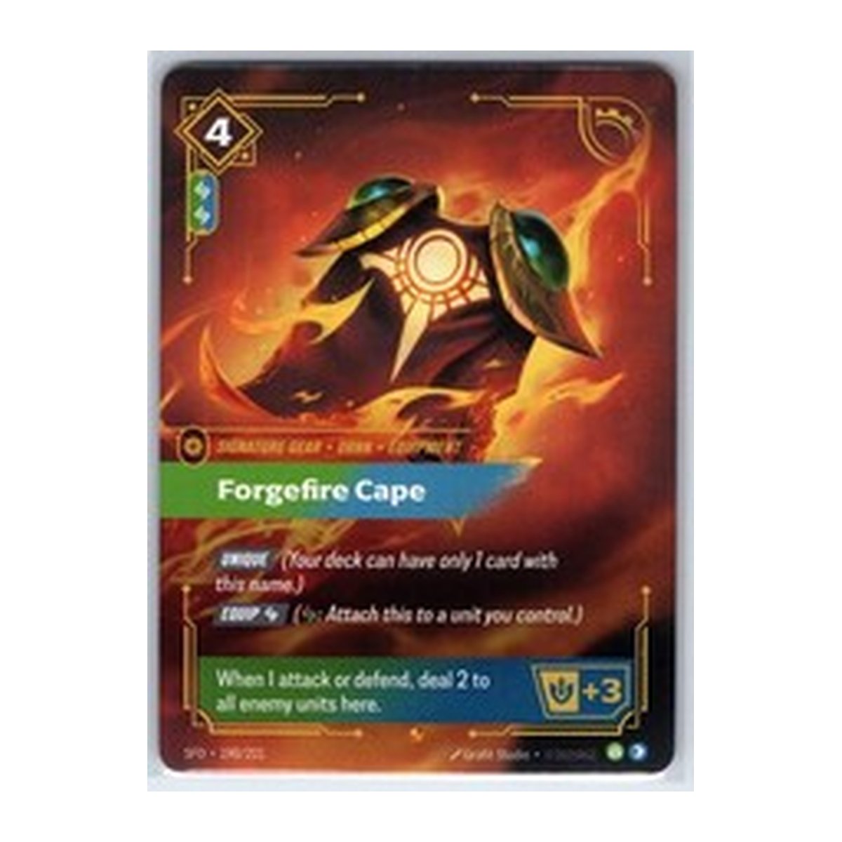 Spiritforged Forgefire Cape 190 Epic