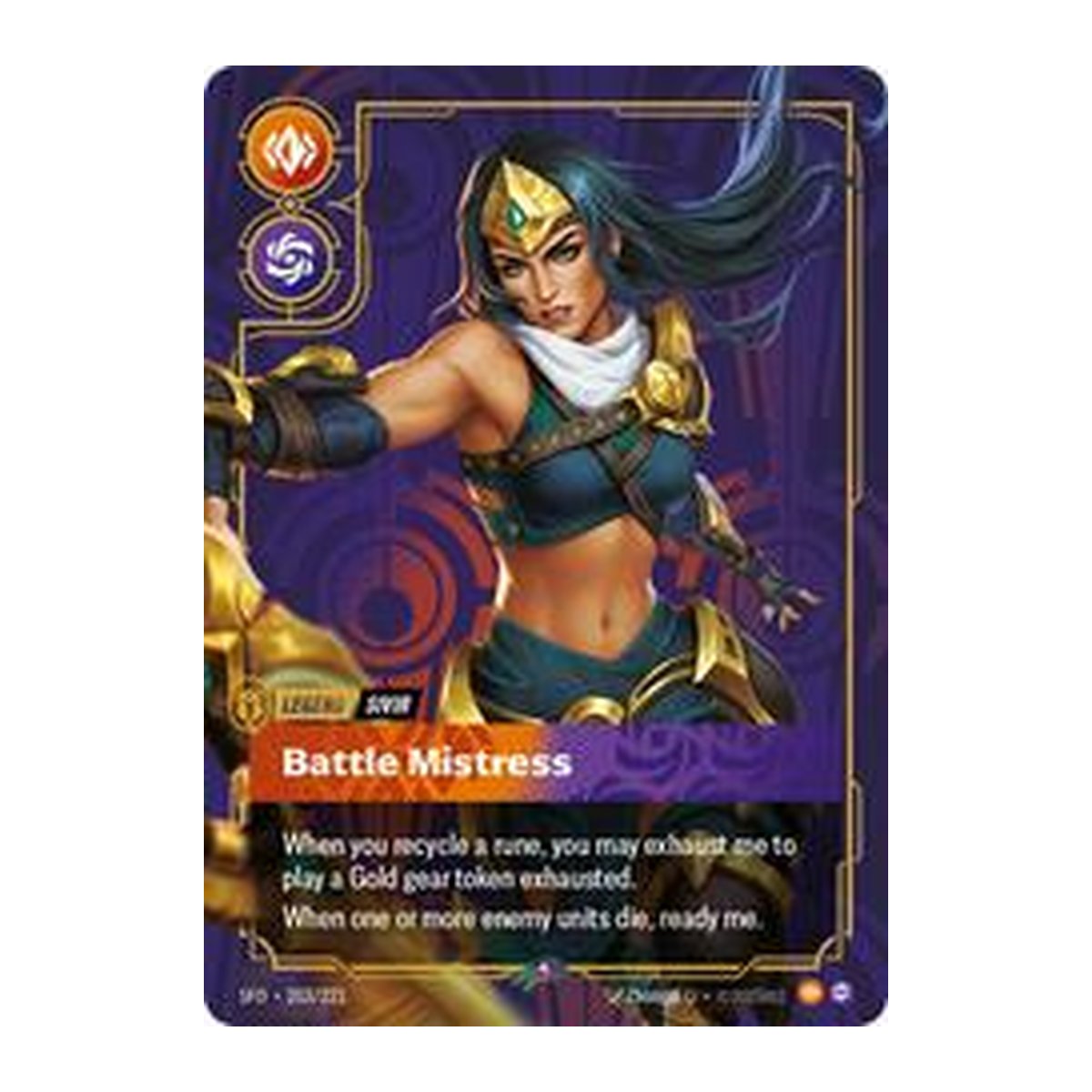 Spiritforged Sivir, Battle Mistress 203 Rare