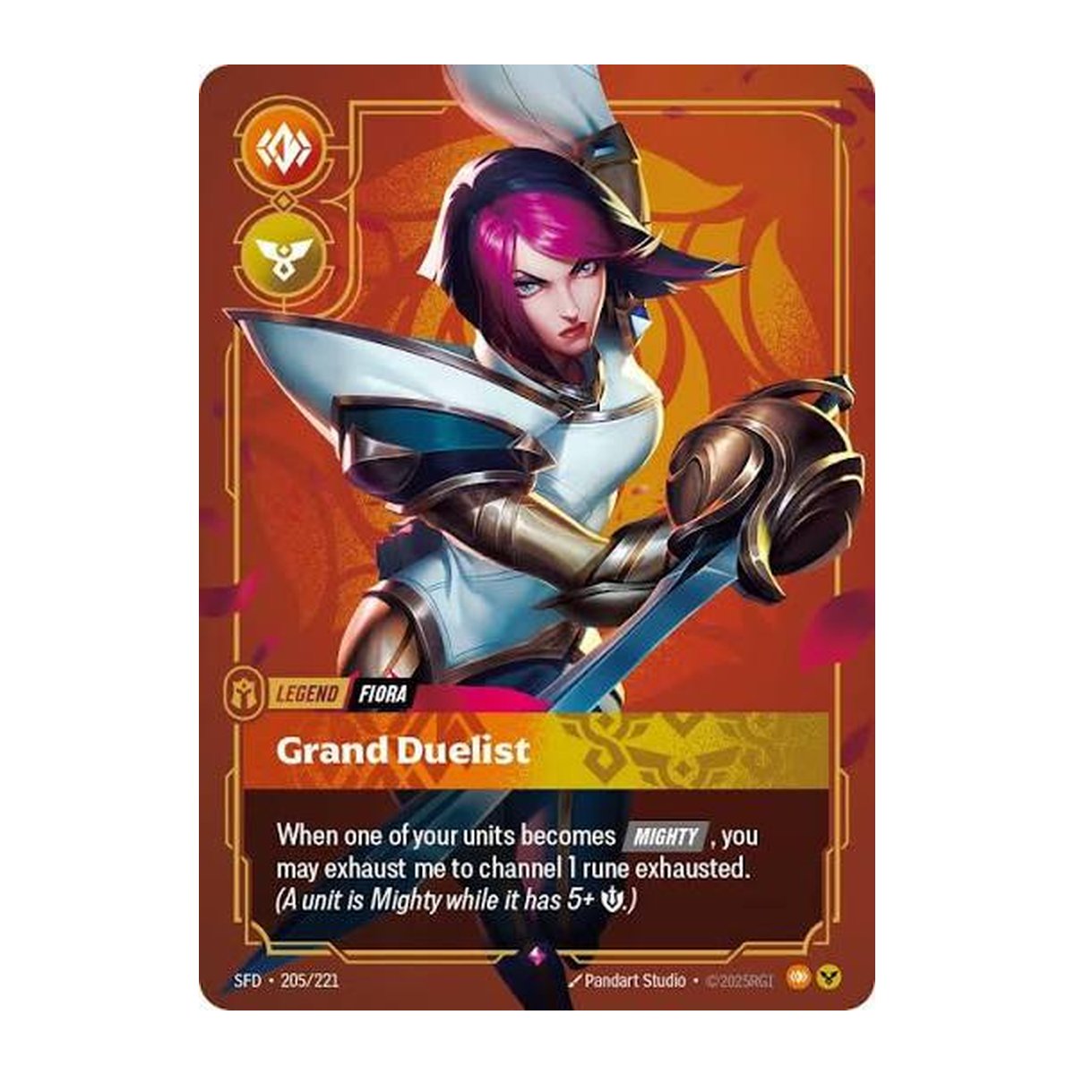 Spiritforged Fiora, Grand Duelist 205 Rare