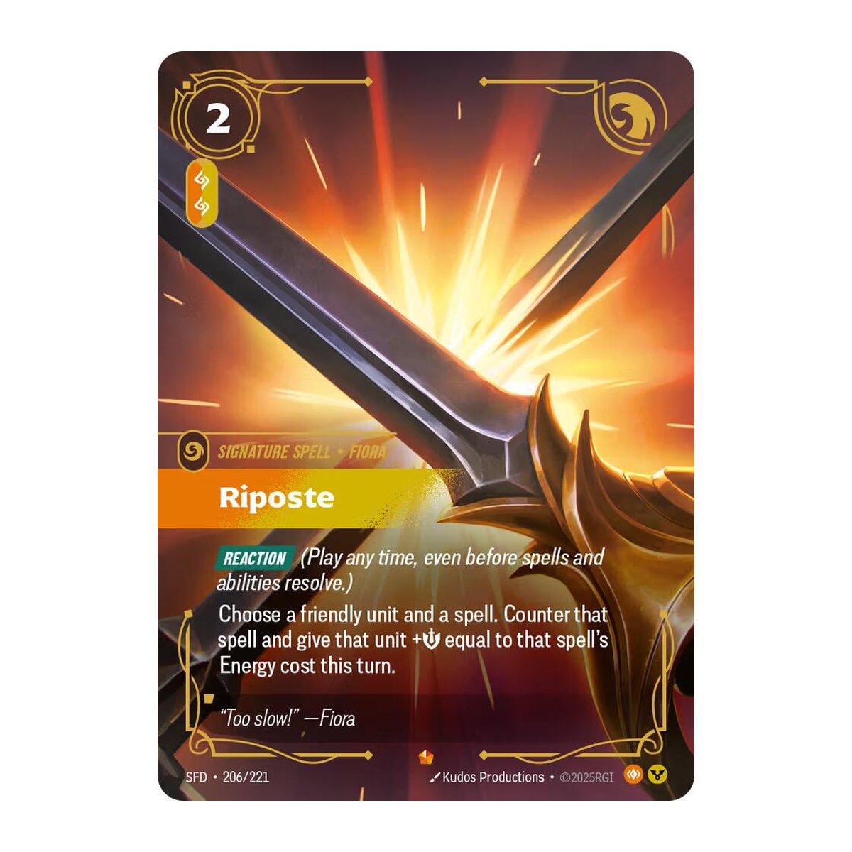 Spiritforged Riposte 206 Epic