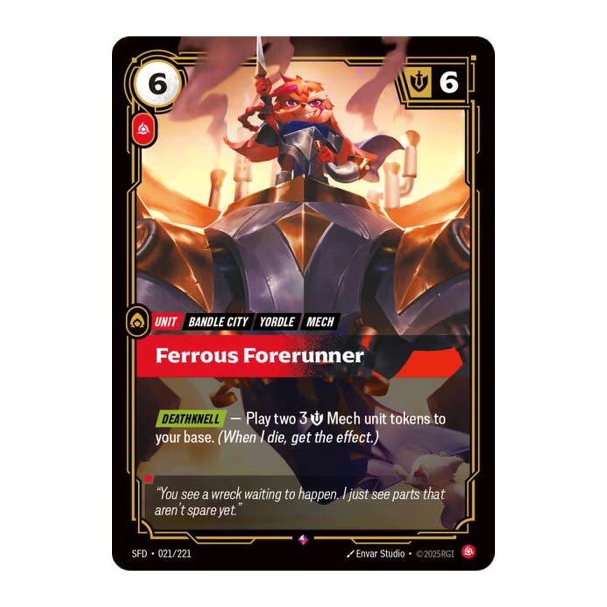 Spiritforged Ferrous Forerunner 21 Rare