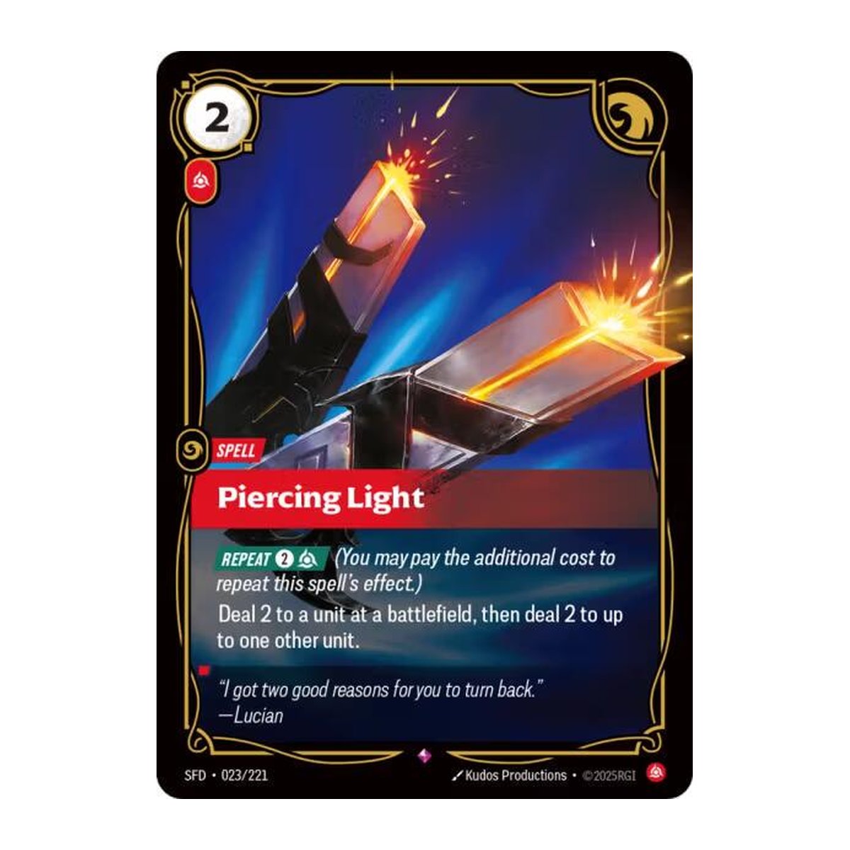 Spiritforged Piercing Light 23 Rare