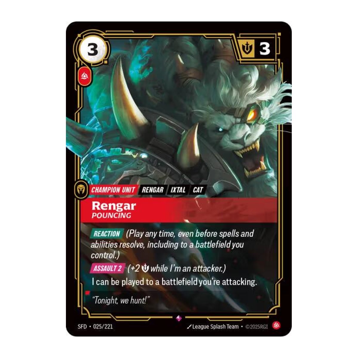 Spiritforged Rengar 25 Rare