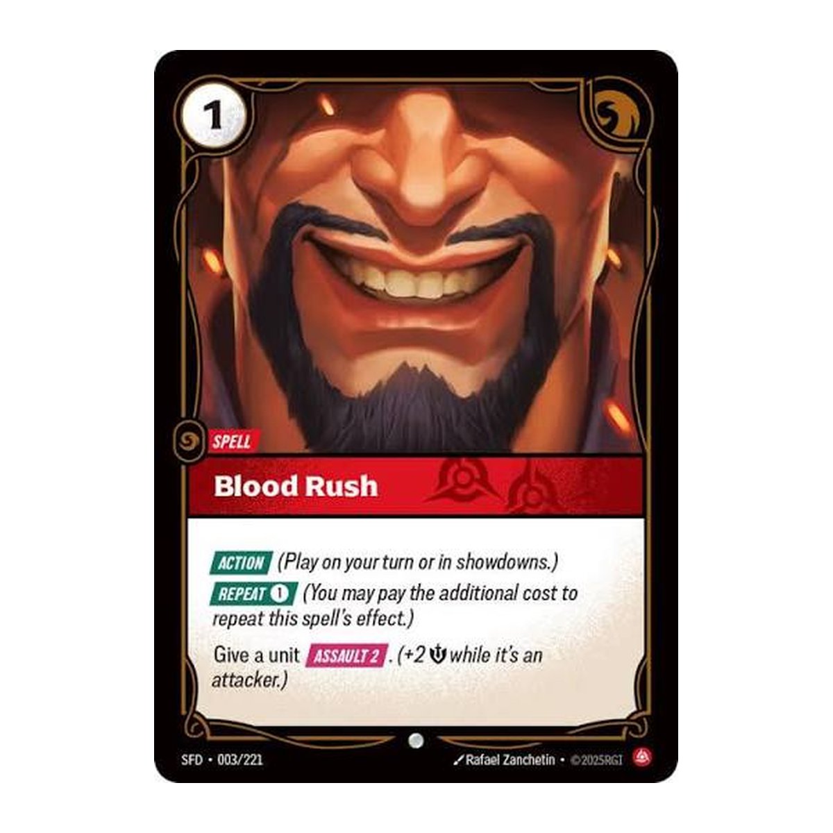 Spiritforged Blood Rush 3 Common