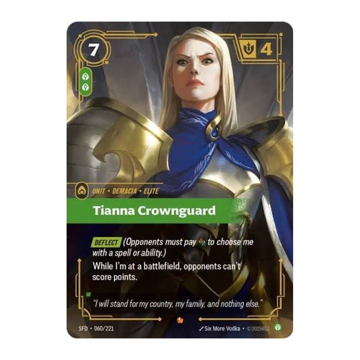 Spiritforged Tianna Crownguard 60 Epic