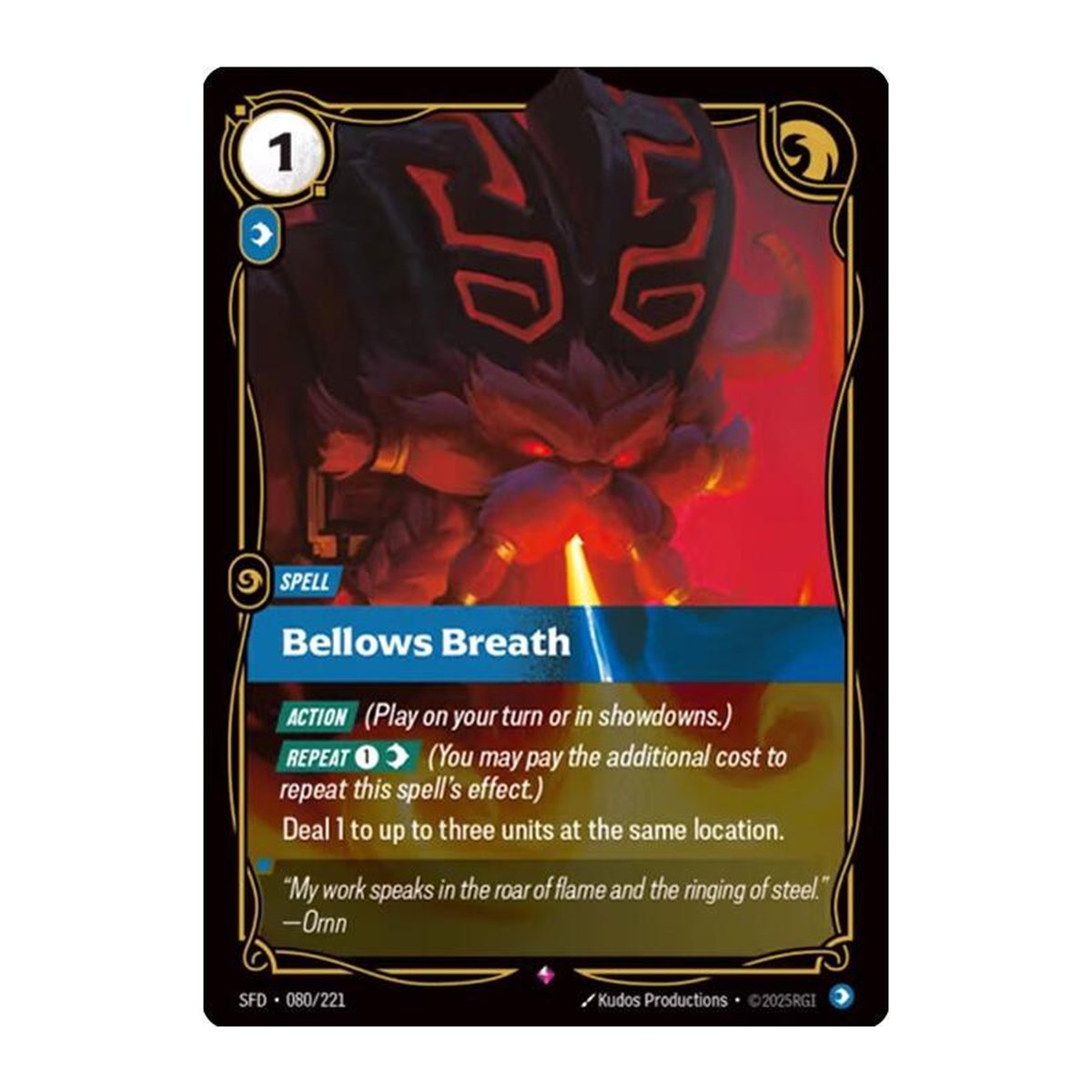 Spiritforged Bellow Breath 80 Rare