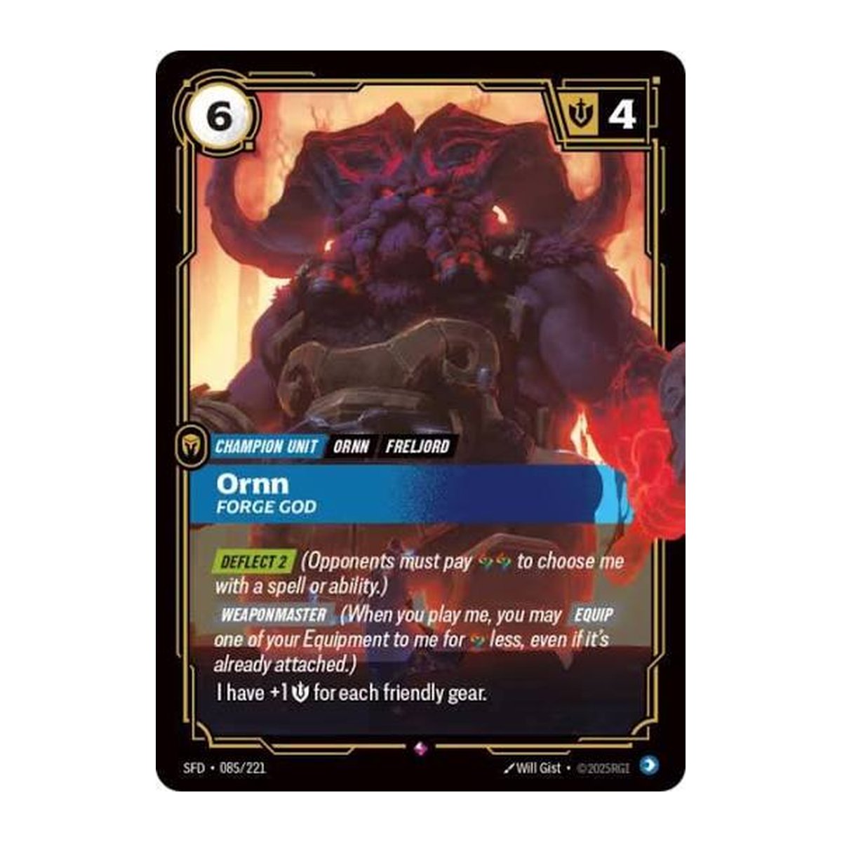 Spiritforged Ornn 85 Rare