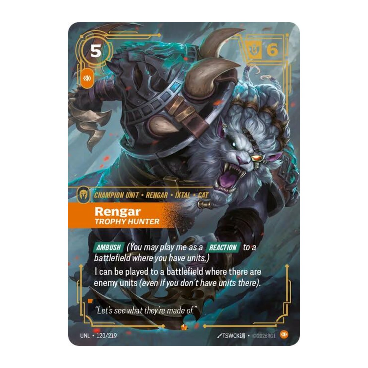 Unleashed Rengar 120 Epic