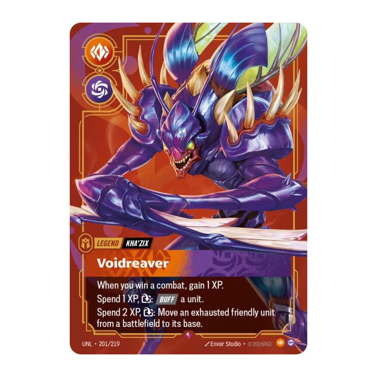Unleashed Kha'Zix, Voidreaver 201 Rare