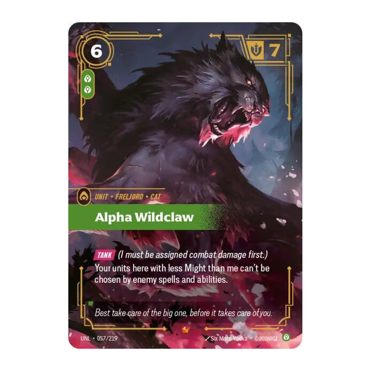 Unleashed Alpha Wildclaw 57 Epic
