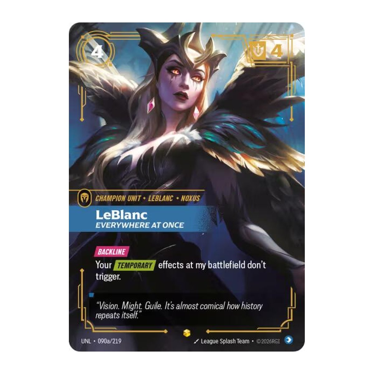 Unleashed LeBlanc, Everywhere At Once 90A Alternate Art