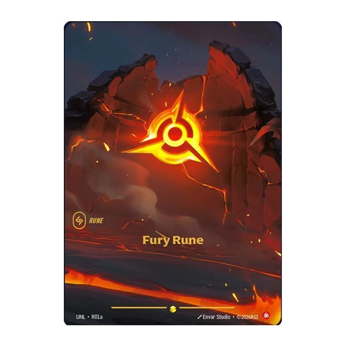 Unleashed Fury Rune R01A Alternate Art