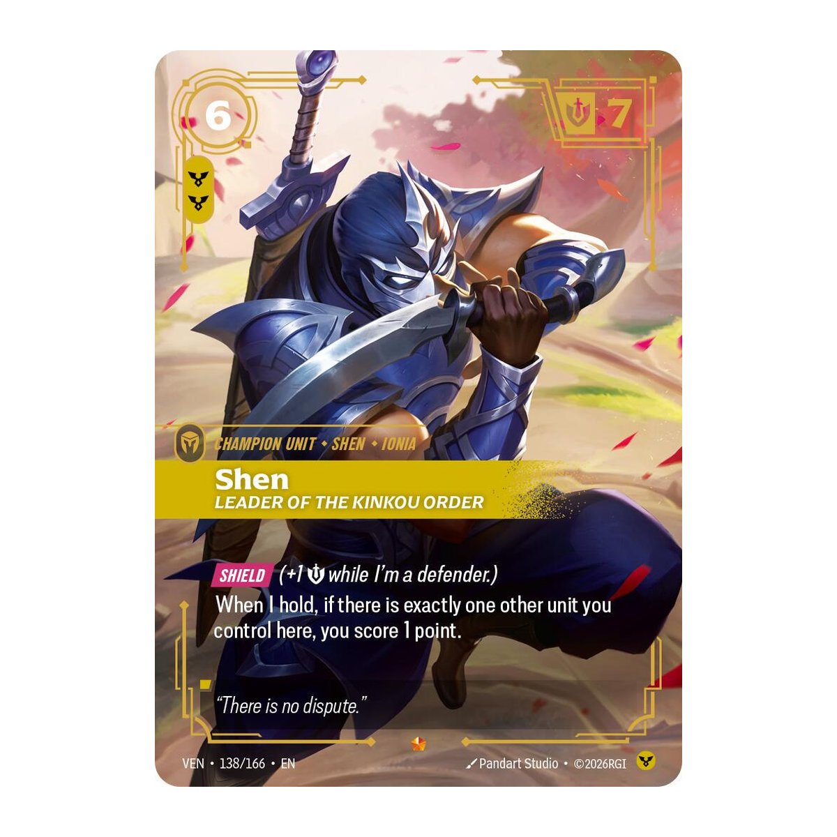 Vendetta Shen, Leader of the Kinkou Order 138 Epic