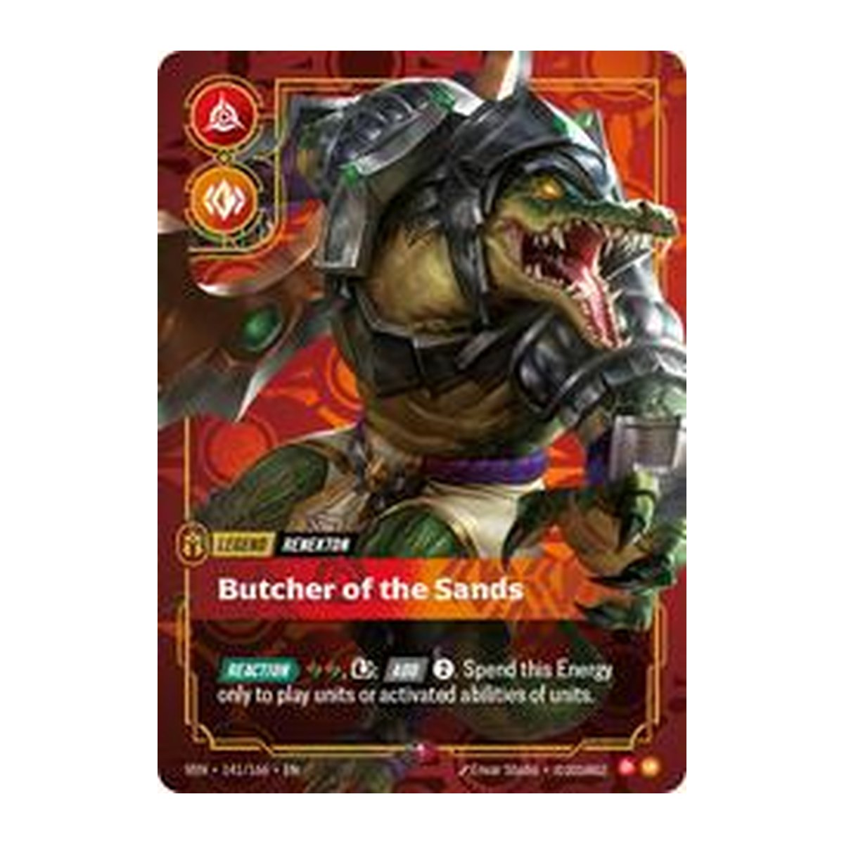Vendetta Renekton, Butcher of the Sands 141 Rare
