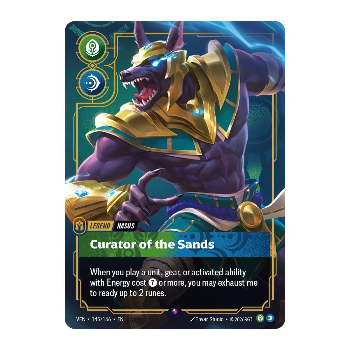 Vendetta Nasus, Curator of the Sands 145 Rare