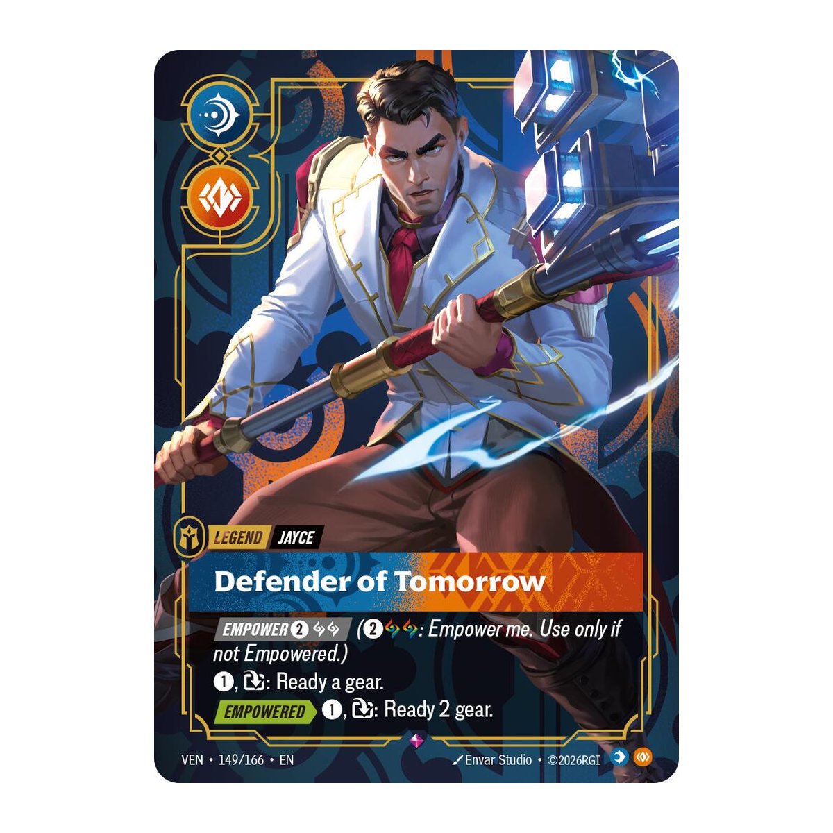 Vendetta Jayce, Defender of Tomorrow 149 Rare
