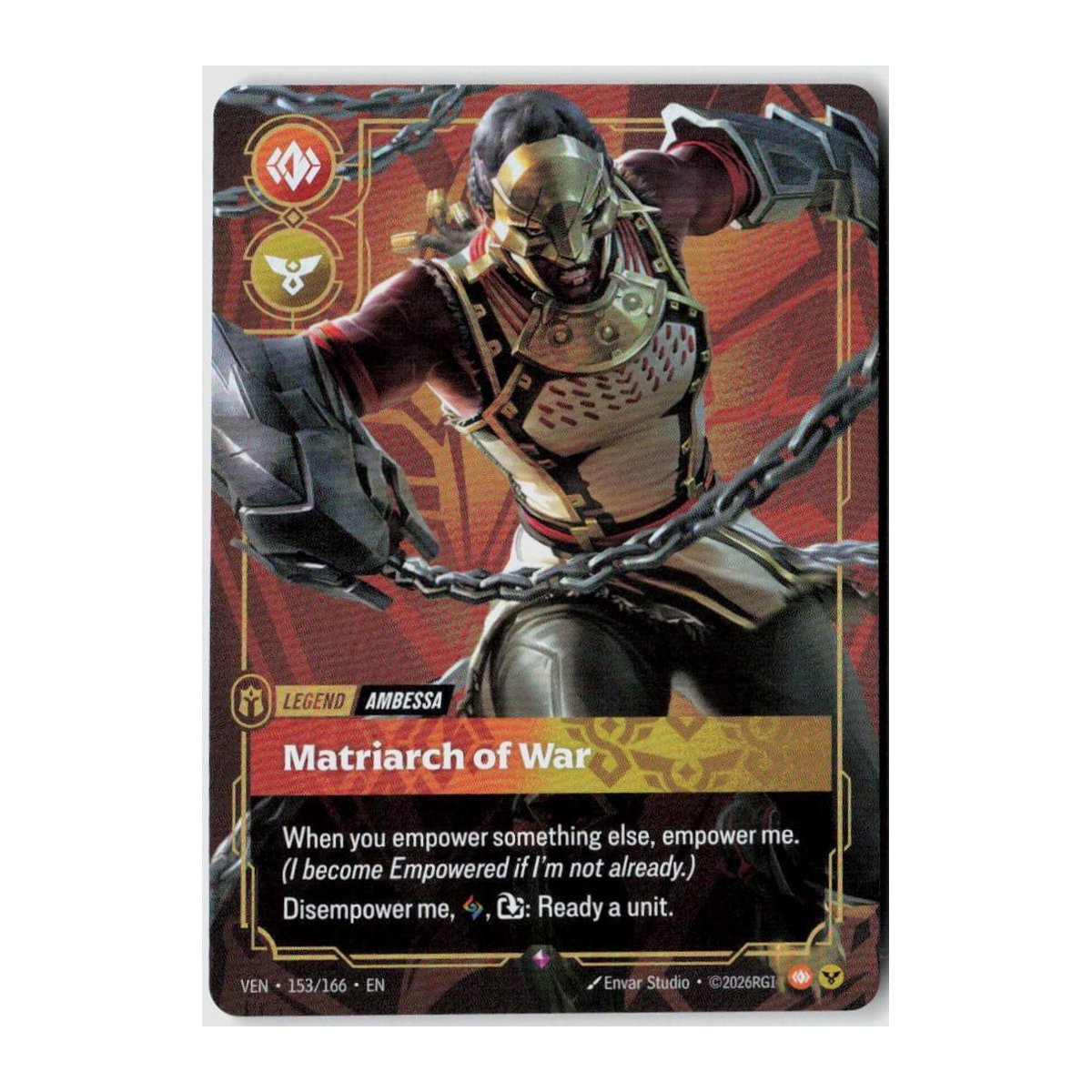 Vendetta Ambessa, Matriarch of War 153 Rare