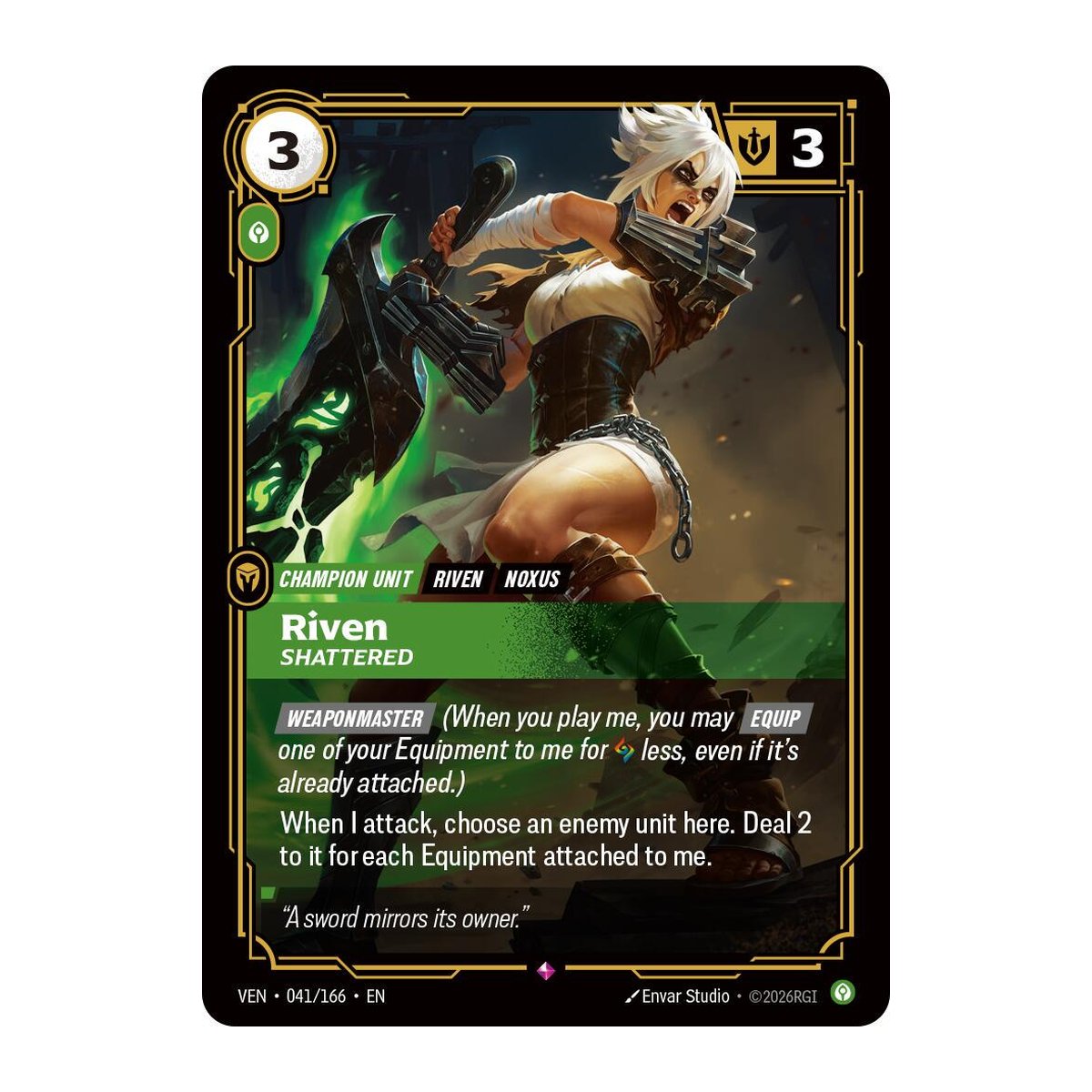 Vendetta Riven 41 Rare