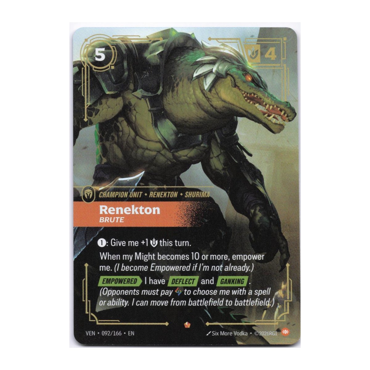 Vendetta Renekton 92 Epic