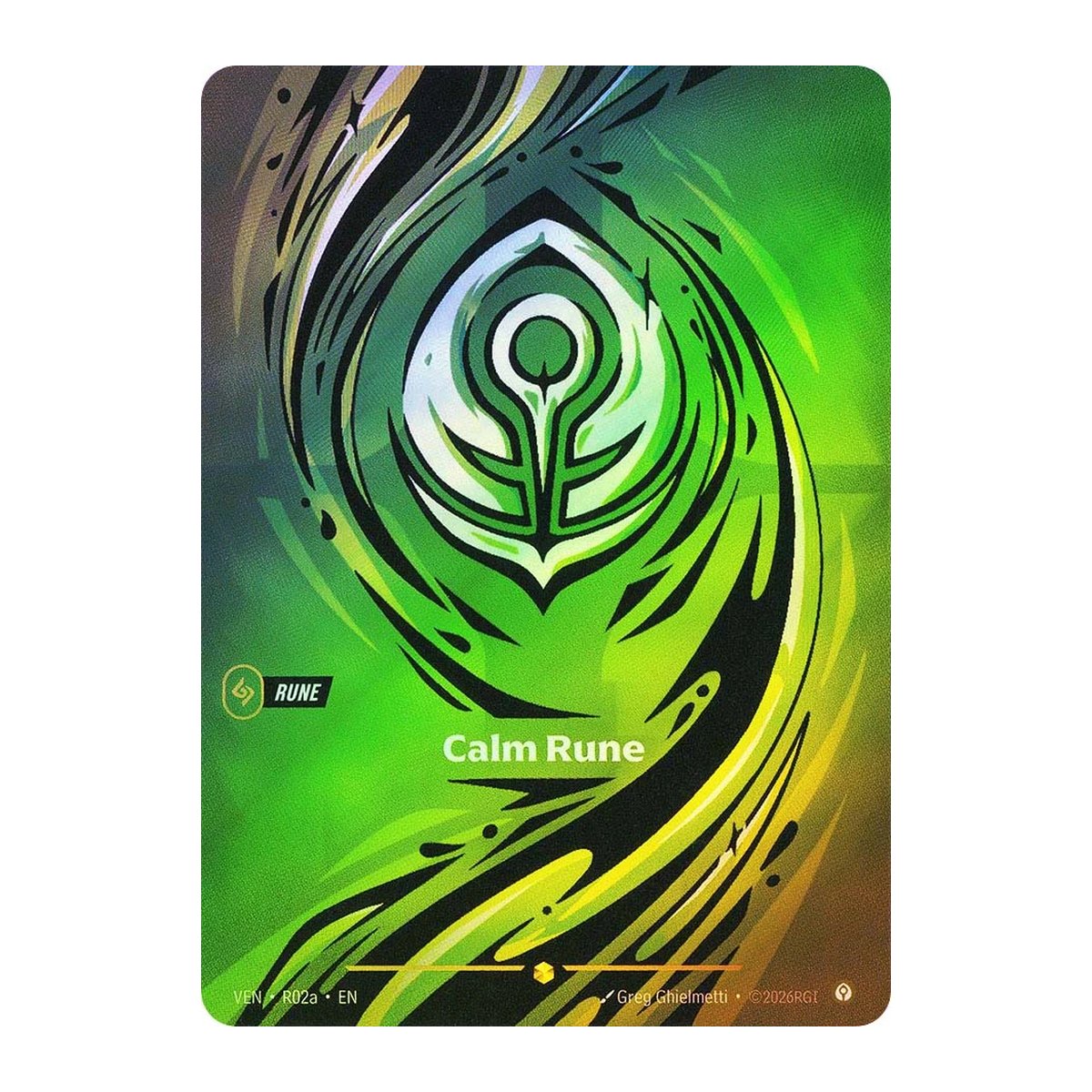 Vendetta Calm Rune R02A Alternate Art