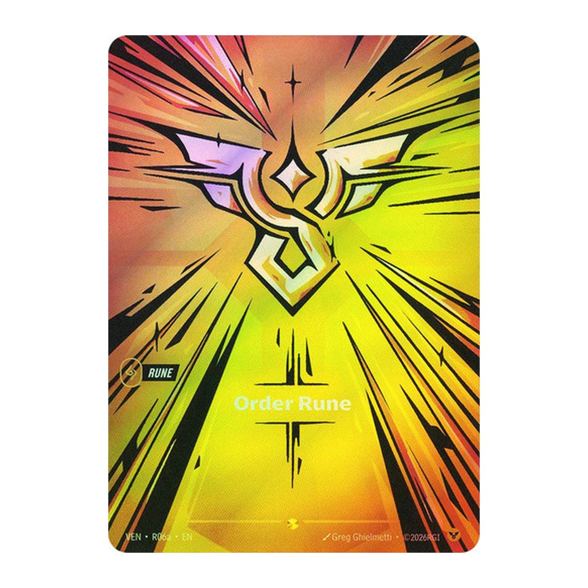 Vendetta Order Rune R06A Alternate Art