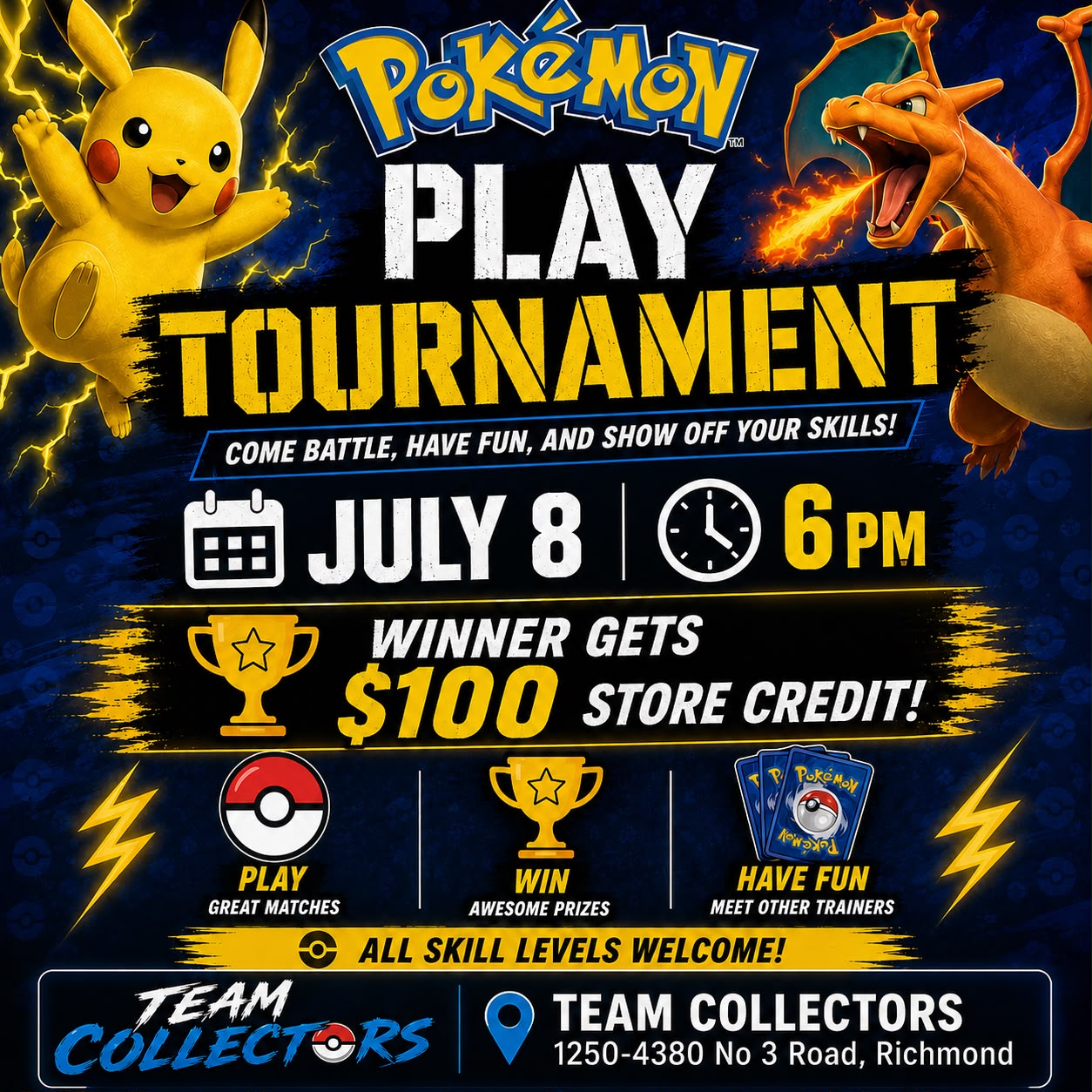 Pokemon Open Play Entry - July 2026