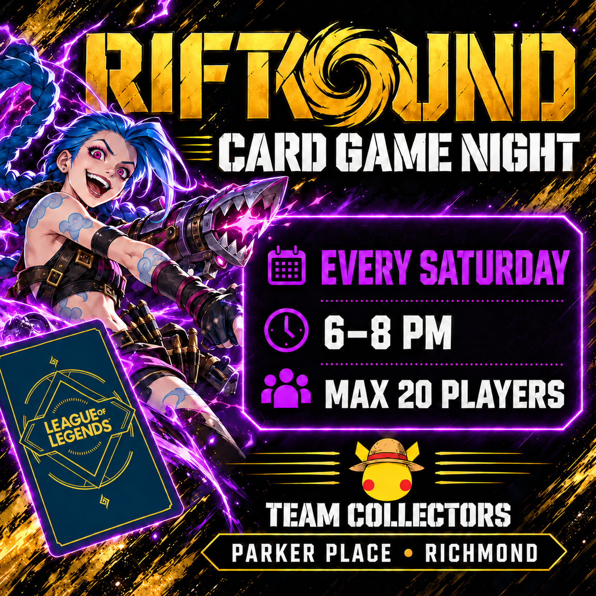 Tournament image - riftbound-nexus-night - riftbound-card-game-nexus-night-saturday-team-collectors-richmond - 4eb7f00e2170